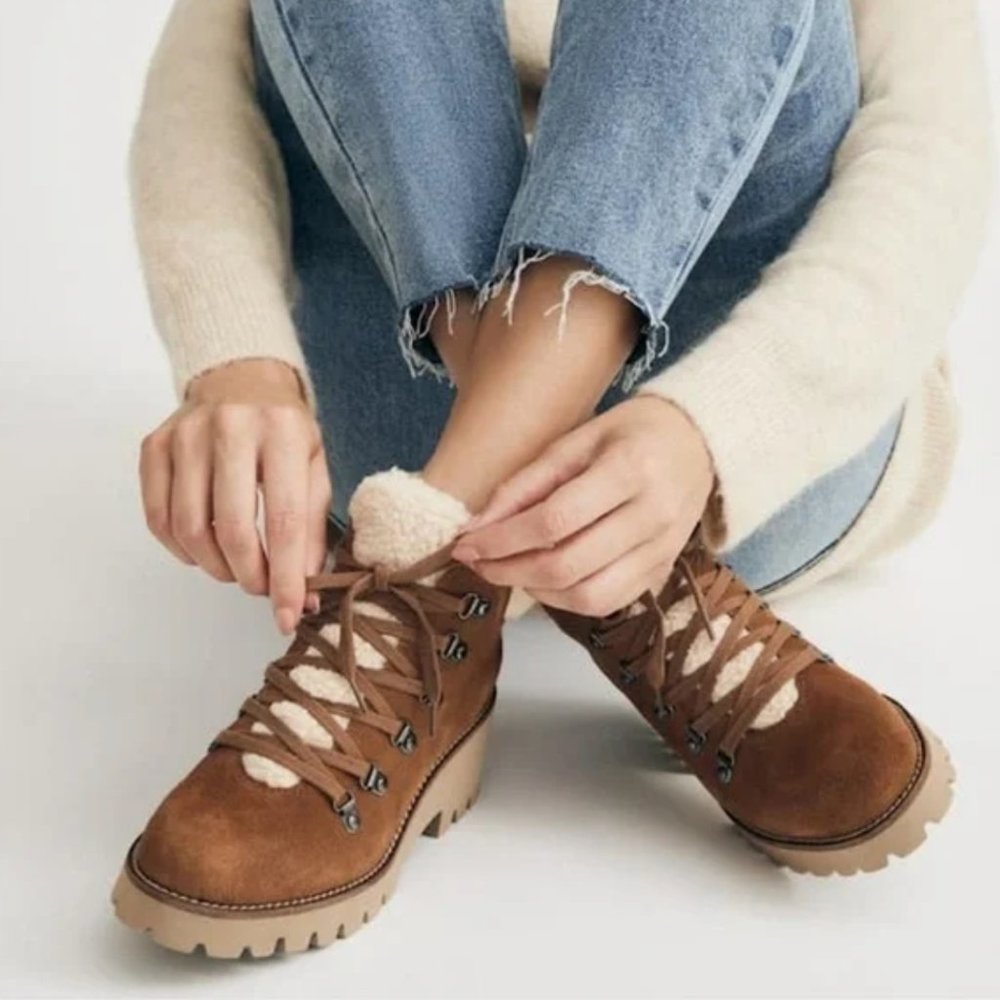 Blondo Devin Tan Suede Waterproof Booties